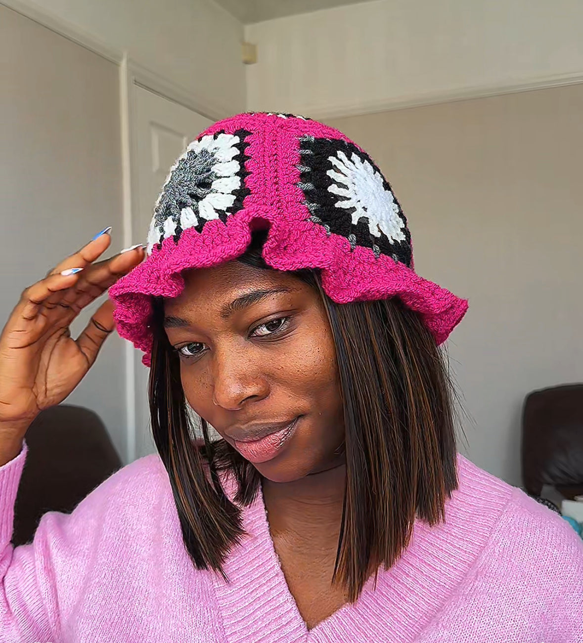 Ruffle hat (Simple ruffle)