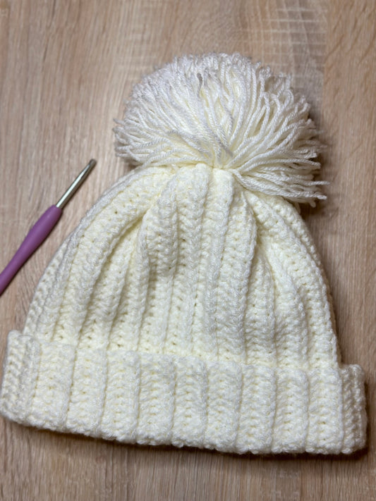 Crochet straight hat
