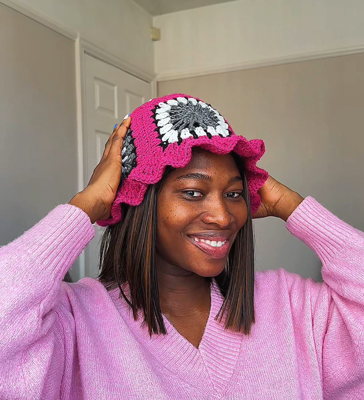 Ruffle hat (Simple ruffle)